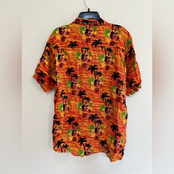 MLB SGA Baltimore Orioles Birdland Hawaiian Shirt in Orange & Black, size XL - Picture 2 of 6